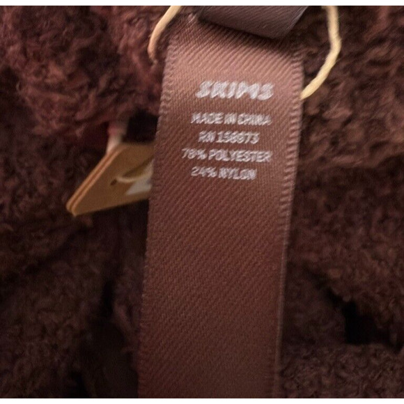 Skims NWT Boucle Teddy Cozy Knit Joggers Brown Fleece Sherpa Drawstring 2X-3X - Picture 9 of 11